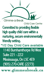 Gimme-a-Break Child Care Centre - 905-270-CARE (2273) - Committed to providing flexible high quality child care within a nurturing, secure environmentally friendly setting. 